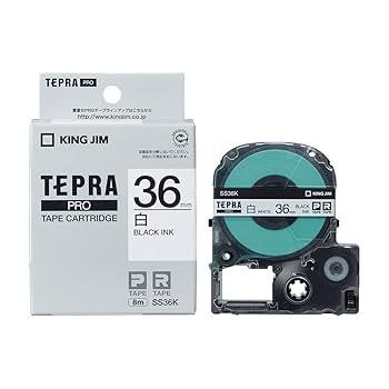 KINGJIMテプラテープ純正24mm36mm Amazon | キングジム 【純正】 テプラPROテープカートリッジ 1個